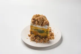 단호박 맘모스 크럼블 치즈케이크