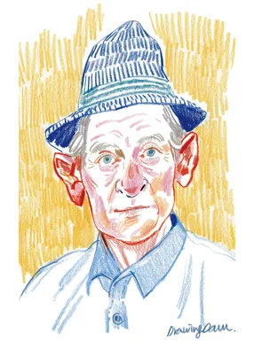 모자를 쓴 할아버지