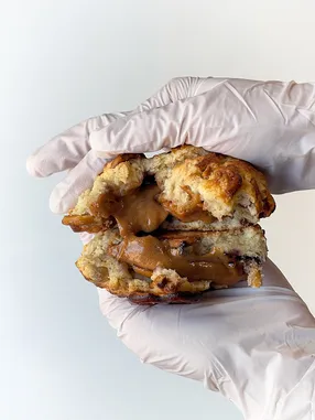 소보로 피넛 초코잼 스콘