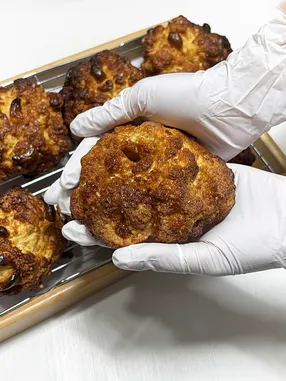 카라멜 츄러스 스콘