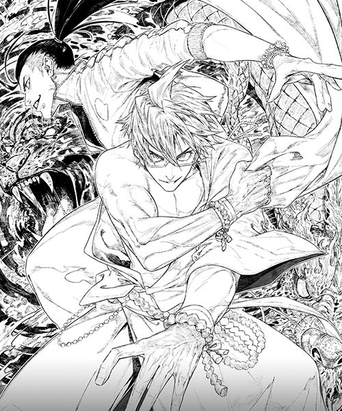 Coloso キム・ヒョンギュ 完成度の高い線画で描く男性キャラクターイラスト