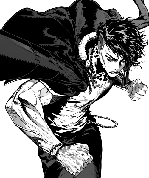 Coloso キム・ヒョンギュ 完成度の高い線画で描く男性キャラクターイラスト
