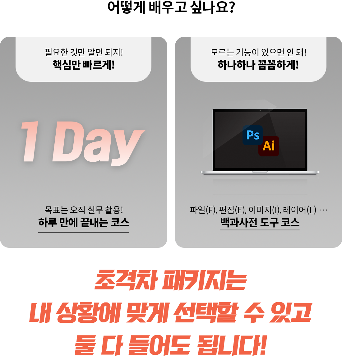 포토샵강의 포토샵커리큘럼