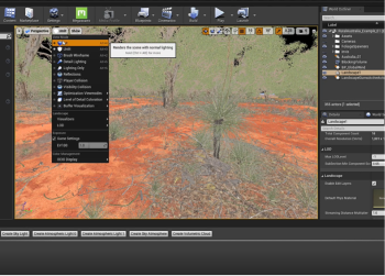 ImageSlideEnvironment  Lighting Setup