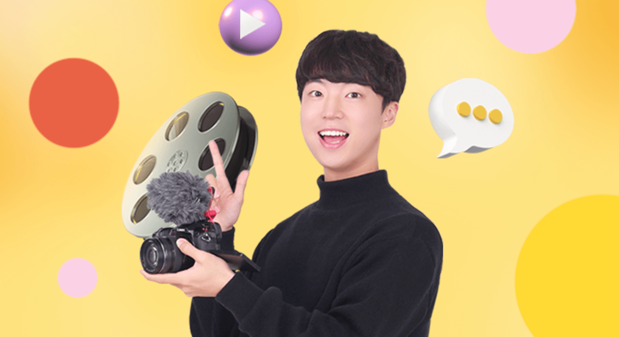ImageSlide<b style="font-size:13px;color:#fff;">7. 조회수 12억! 우감독의 재미있는 영상 편집</b><p style="font-size:13px;color:#fff;">140만 채널 '웃소'의 우감독과 함께, 재미있게 배우는 프리미어 프로 & 애프터이펙트! 편집 툴 기초는 물론 애니메이션 합성, 게임 속 홀로그램, 순간이동 등 실습을 통해 상상력을 마음껏 발휘해보세요.<br></p><br>