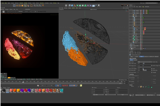 ImageSlide<b style="font-size:15px; color: #fff;">X-particle 활용 및 컴포지팅</b>