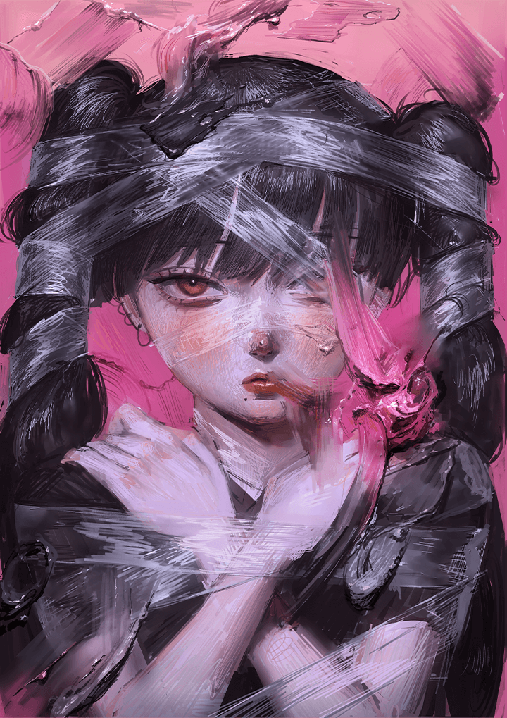 Coloso 100年 写実的な質感のイラストレーション表現