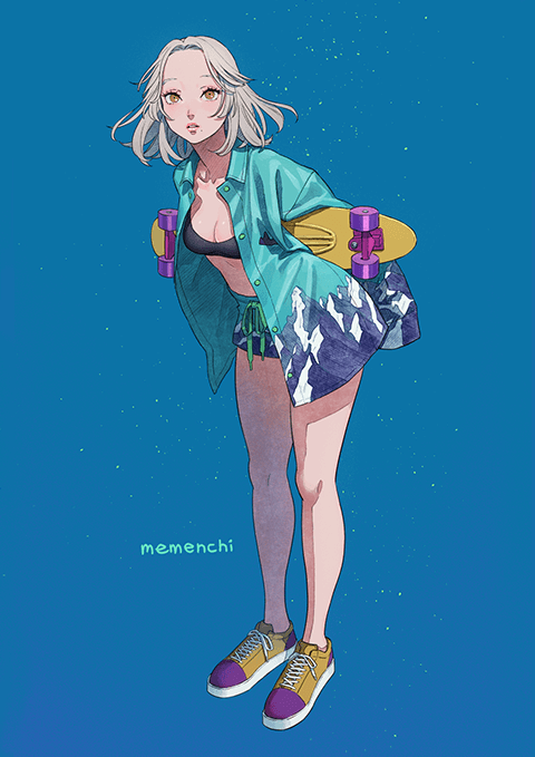 Coloso めめんち 多彩なコンセプトの女の子キャラクターデザイン