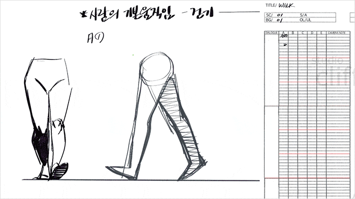 박민 2D 애니메이션 특강 강의 예제
