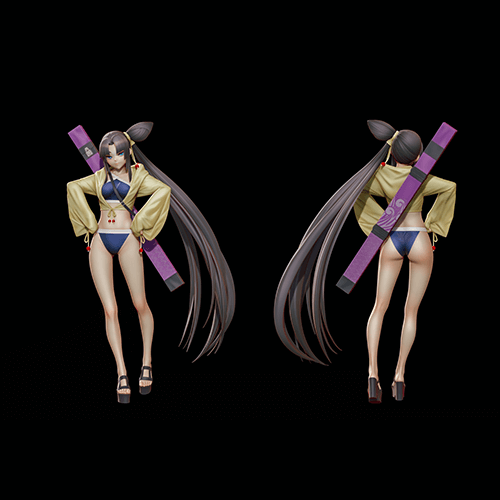 한택규 3D 캐릭터 전신 모델링 포트폴리오