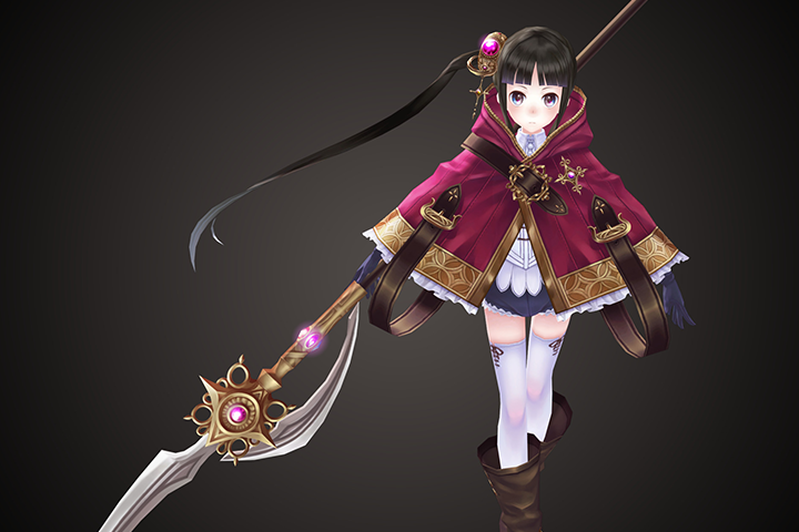 Coloso Taeckgyu Han Cartoon-Style Girl Character 3ds Max Modeling & Toon Shading