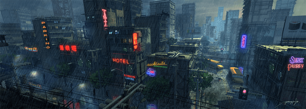 3D background artist, Yongjin Jo
