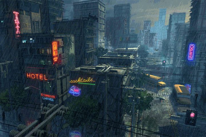 3D background artist, Yongjin Jo