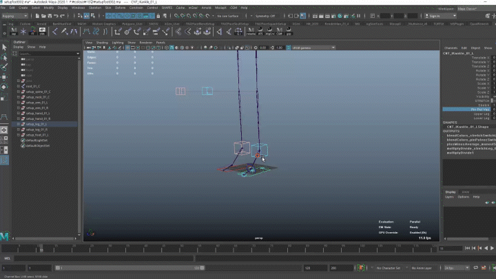 백훈 3d 리깅 강의예제