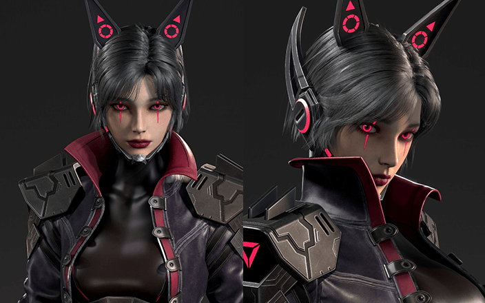 ファンタジー風スタイライズドキャラクターのモデリング