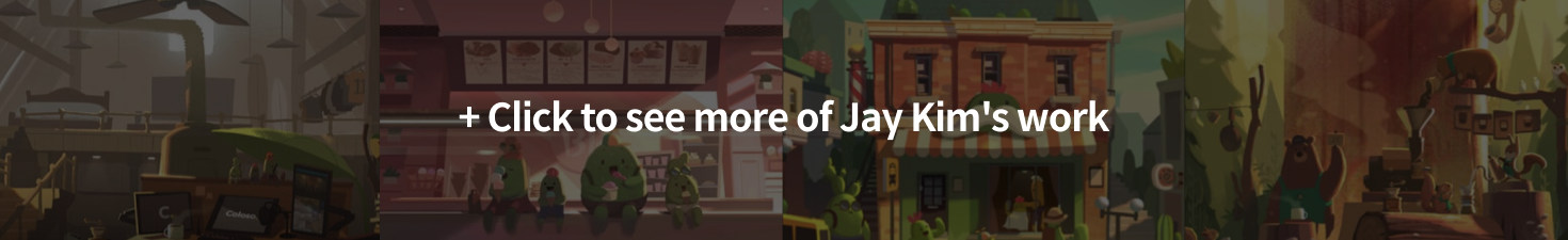 Coloso Jay Kim Drawing Cute Background Illustrations Using Silhouette and Color