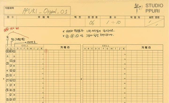 김복심 동화 작화 강의 예제