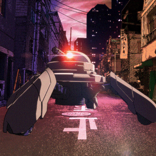 Coloso Hiroshi Kanazawa Anime-Style VFX Production in Blender