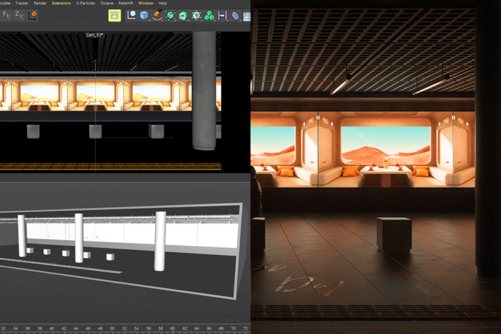 Coloso 3D motion graphic designer Daeik Kim