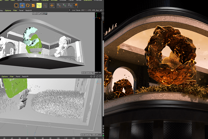 Coloso 3D motion graphic designer Daeik Kim