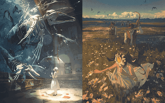 基礎テクニックで完成する独創性と物語のあるイラスト