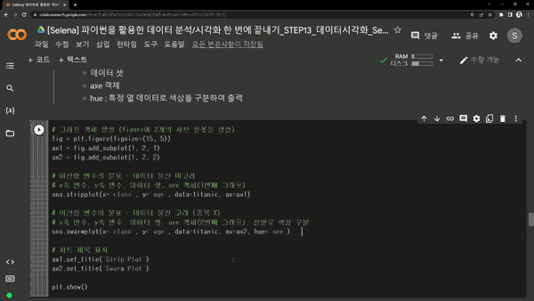 ImageSlideSeaborn 범주형 데이터 산점도