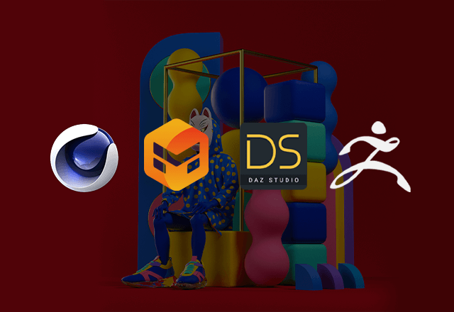 Cinema4D MarvelousDesigner DAZStudio Zbrush