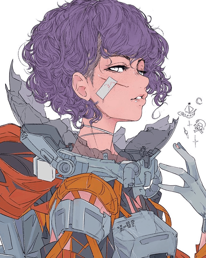 Coloso Eri Cruz Line Art Techniques for Aesthetic Character Portraits