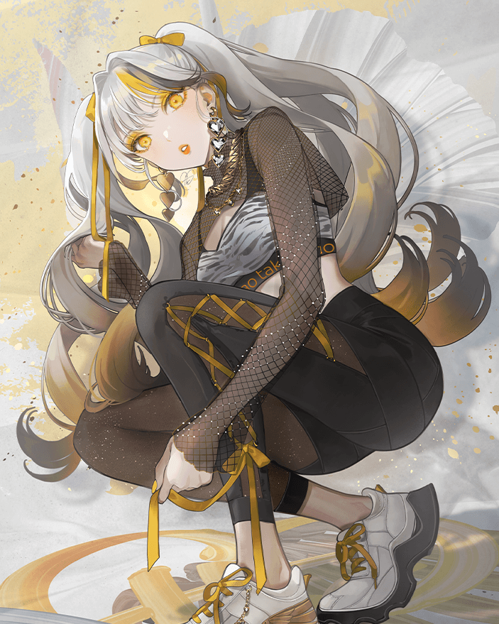 Coloso Takashi Character Illustrations using thick painting methods and glamorous designs
