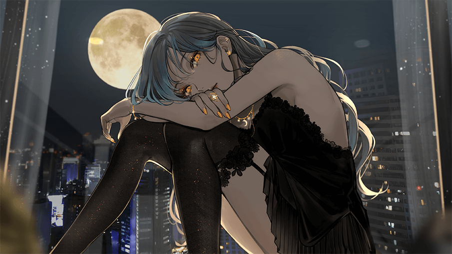 Coloso Takashi Character Illustrations using thick painting methods and glamorous designs
