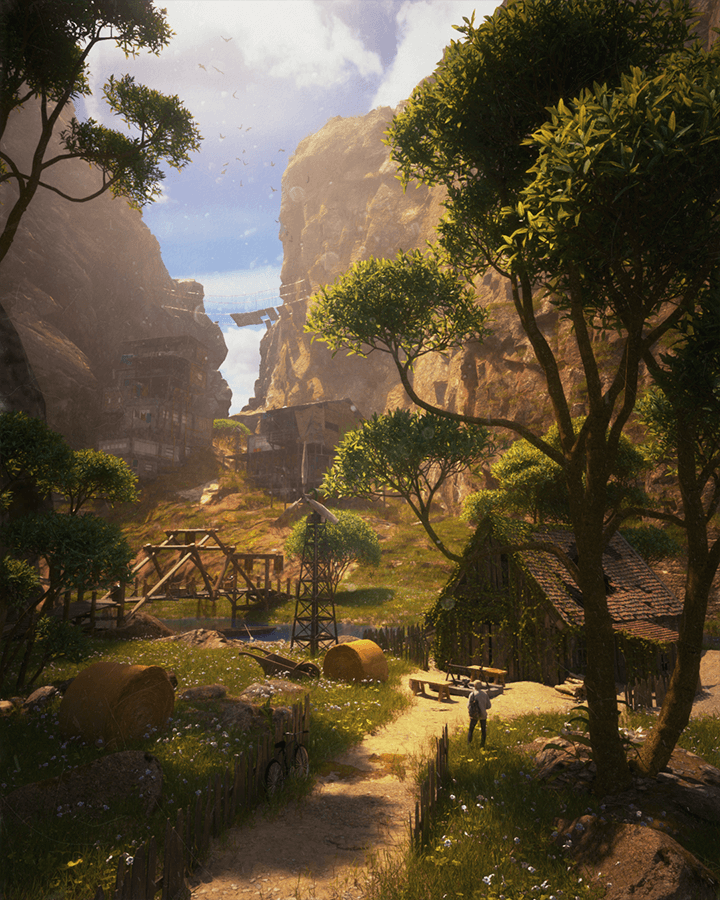 Coloso Florian Renaux Easily Build Surreal Nature Scenes With C4D & Octane