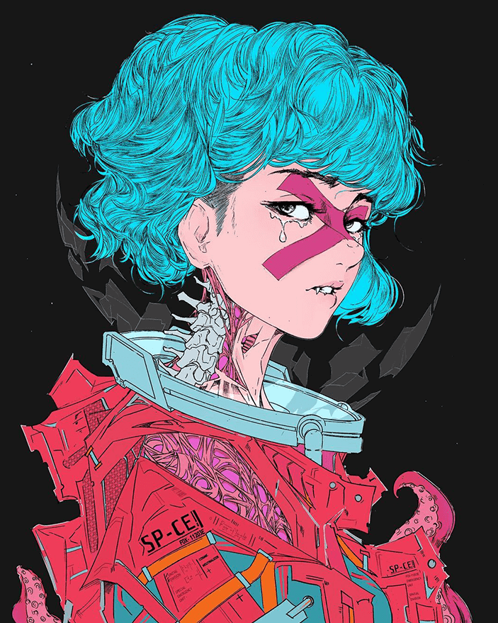Coloso Eri Cruz Line Art Techniques for Aesthetic Character Portraits
