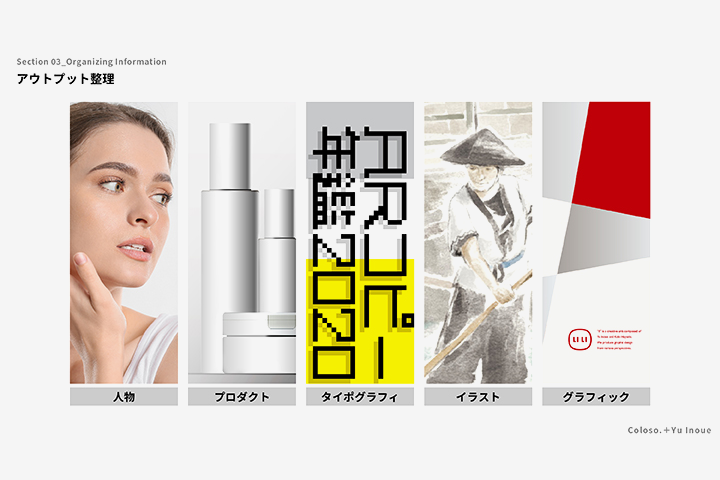 Coloso 視覚デザイン 講座内容