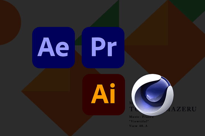 AfterEffects  Premiere Illustrator Cinema4D