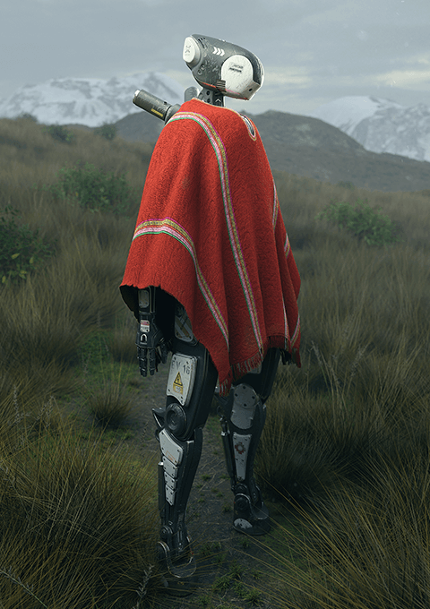 Coloso Carlos Sosa Build 3D Sci-fi Characters in Blender & Photoshop Using Photos