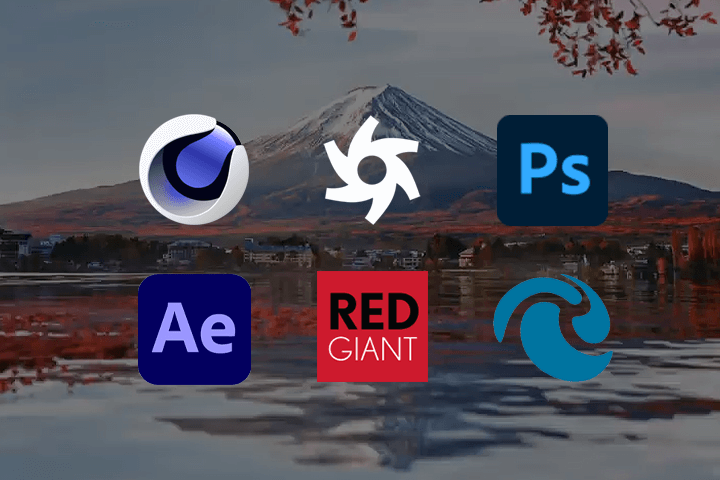 Cinema 4D Octane Render After Effects Photoshop Red Giants Plugins