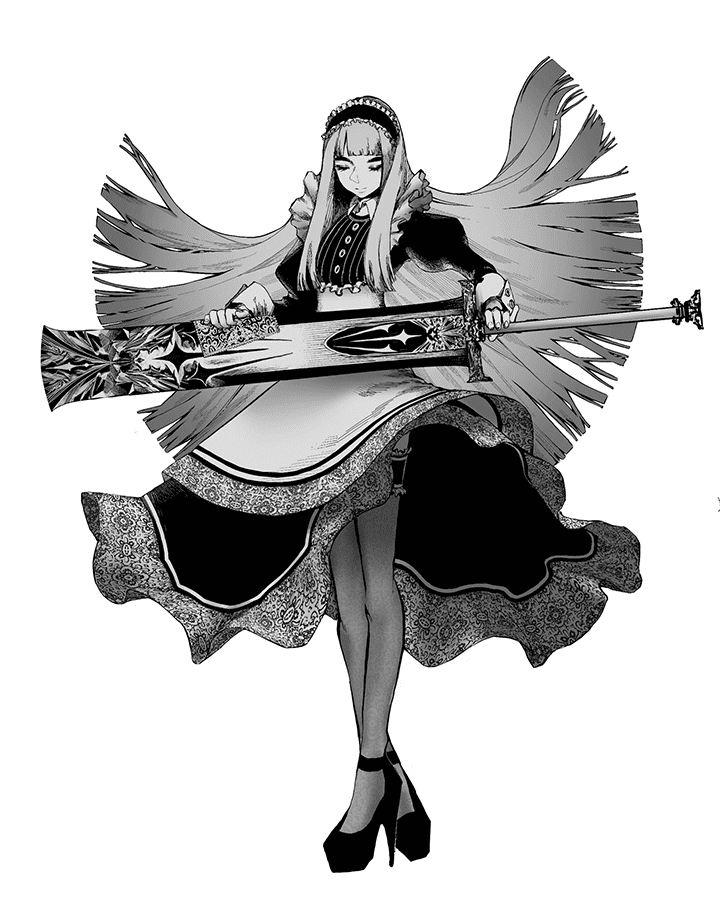 Coloso zero808w Drawing Monochromatic Characters Using Lineart