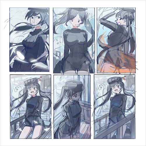 Coloso Illustrators Dini YOGU  Oohhya Exercises