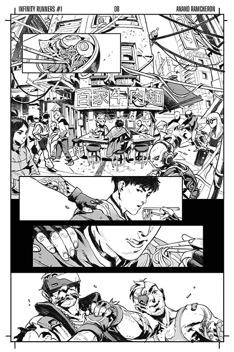 Coloso Anand Ramcheron Creating a Full Comic Page: From Script to Inking