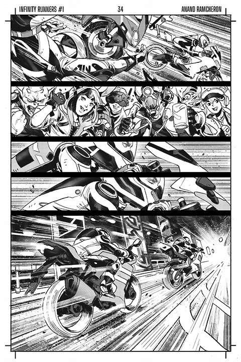 Coloso Anand Ramcheron Creating a Full Comic Page: From Script to Inking