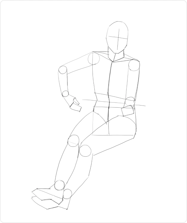 ImageSlide<b><font color=#17E497>STEP 1.</font> 인체도형화</b>