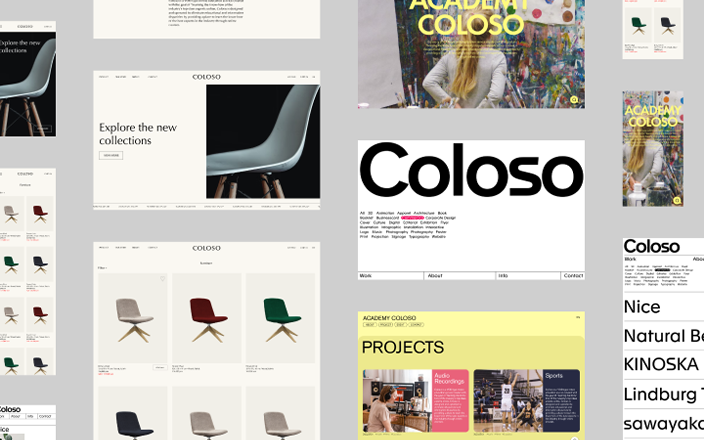 タイポグラフィと動きを用いたWEBデザイン