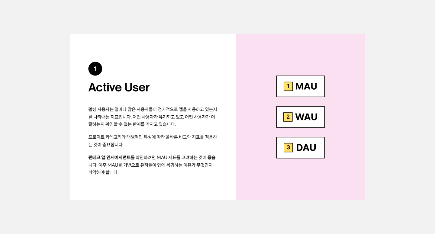 ImageSlide<b>데이터와 디자인 : AARRR과 주요 지표들</b>