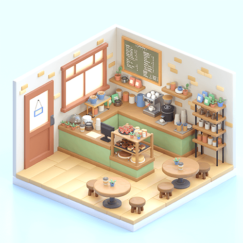 Coloso Alix Poirier Create an Isometric Scene That Tells a Story