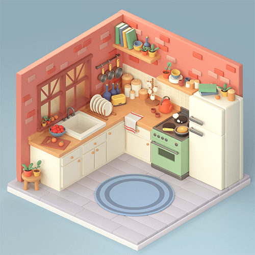 Coloso Alix Poirier Create an Isometric Scene That Tells a Story