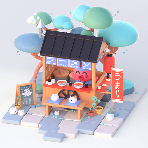 Coloso Alix Poirier Create an Isometric Scene That Tells a Story