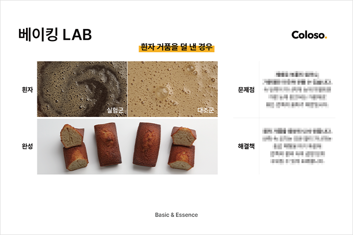 콜로소 베이킹 클래스 구성