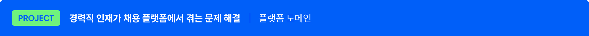플랫폼 pm