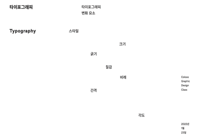콜로소 그래픽 디자인 강의 소개