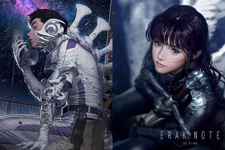 Coloso ホ・ソンム & ガタン & Erak Note 一気に学べるキャラクターの人体・彩色スキルClass